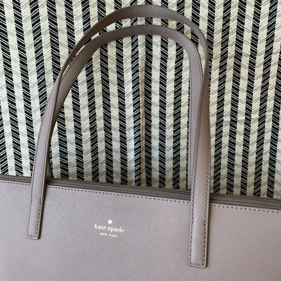 Kate Spade Greta Court Penny Giltter Large Gray - Picture 3 of 6